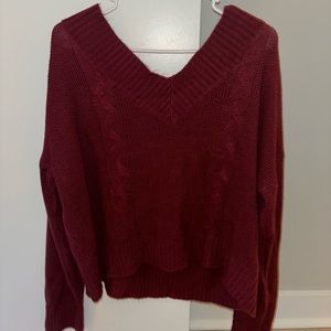 Maroon Sweater